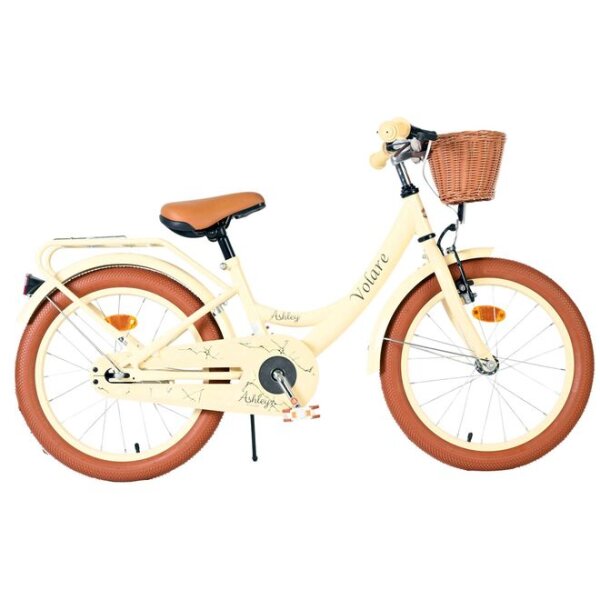 Volare Ashley Kinderfahrrad – Mädchen – 18 Zoll – Creme