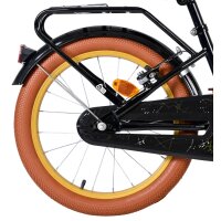 Volare Ashley Kinderfahrrad - Mädchen - 18 Zoll - Schwarz - Zwei Handbremsen