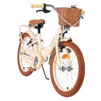 Volare Ashley Kinderfahrrad - Mädchen - 18 Zoll - Creme - Zwei Handbremsen