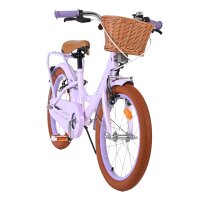Volare Ashley Kinderfahrrad - Mädchen - 18 Zoll - Lila - Zwei Handbremsen