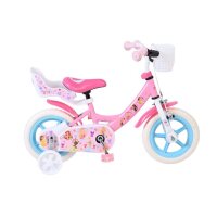Disney Prinzessinnen Kinderfahrrad – Mädchen – Mag-Felgen – 12 Zoll – Rosa