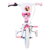 Disney Prinzessinnen Kinderfahrrad – Mädchen – Mag-Felgen – 12 Zoll – Rosa