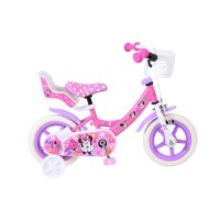 Disney Minnie Mouse Kinderfahrrad – Mädchen – Mag-Felgen – 12 Zoll – Rosa