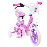 Disney Minnie Mouse Kinderfahrrad – Mädchen – Mag-Felgen – 12 Zoll – Rosa
