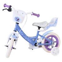 Disney Frozen Kinderfahrrad – Mädchen – Mag-Felgen – 12 Zoll – Blau
