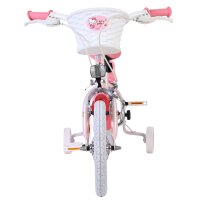 Hello Kitty Kinderfahrrad - Mädchen - 14 Zoll - Rosa - Zwei Handbremsen