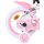 Hello Kitty Kinderfahrrad - Mädchen - 14 Zoll - Rosa - Zwei Handbremsen