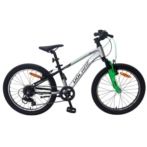 Volare Boost Kinderfahrrad – 26 Zoll – 21 Gänge – Silber/Grün