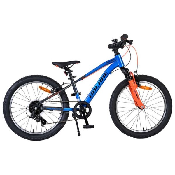 Volare Boost Kinderfahrrad - 20 Zoll - 7 Gänge - Blau/Grau