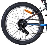 Volare Boost Kinderfahrrad - 20 Zoll - 7 Gänge - Blau/Grau