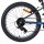 Volare Boost Kinderfahrrad - 20 Zoll - 7 Gänge - Blau/Grau