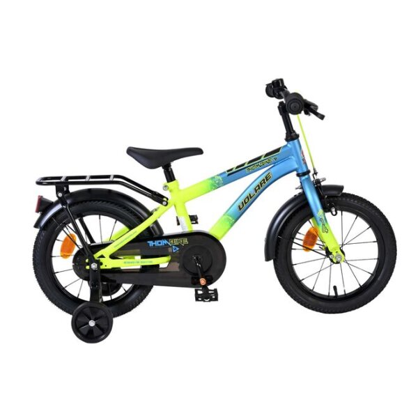 Volare Thombike Kinderfahrrad - Jungen - 14 Zoll - Blau/Gelb