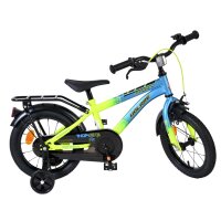 Volare Thombike Kinderfahrrad - Jungen - 14 Zoll - Blau/Gelb