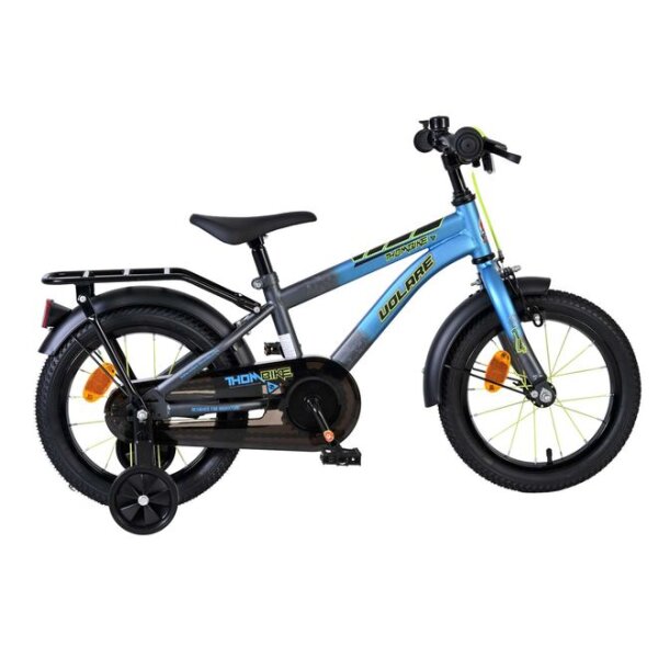 Volare Thombike Kinderfahrrad - Jungen - 14 Zoll - Blau/Grau