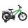 Volare Thombike Kinderfahrrad - Jungen - 14 Zoll - Grün/Grau