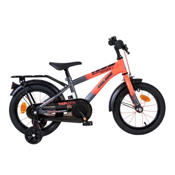 Volare Thombike Kinderfahrrad - Jungen - 14 Zoll - Orange/Grau