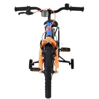 Volare Thombike Kinderfahrrad - Jungen - 16 Zoll - Blau/Orange