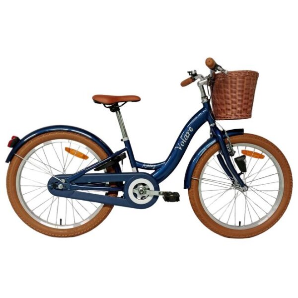 Volare Ashley Kinderfahrrad - Mädchen - 20 Zoll - Dunkelblau - Nexus 3