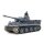 RC Panzer "German Tiger I" Heng Long 1:16 Grau, Rauch&Sound,Metallgetriebe (Stahl) Und Metallketten -2,4Ghz -V 7.0 - PRO Mit RRZ